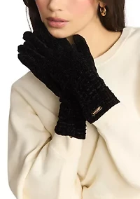 Dropstitch Chenille Gloves