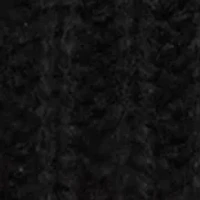 Mixed Cable Pearl Beanie and Glove Set