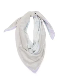 Inverted Floral Square Wrap