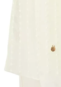 Lace Strip Oblong Wrap