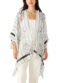 Pretty Pinstripe Ruana