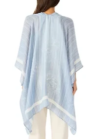 Pretty Pinstripe Ruana