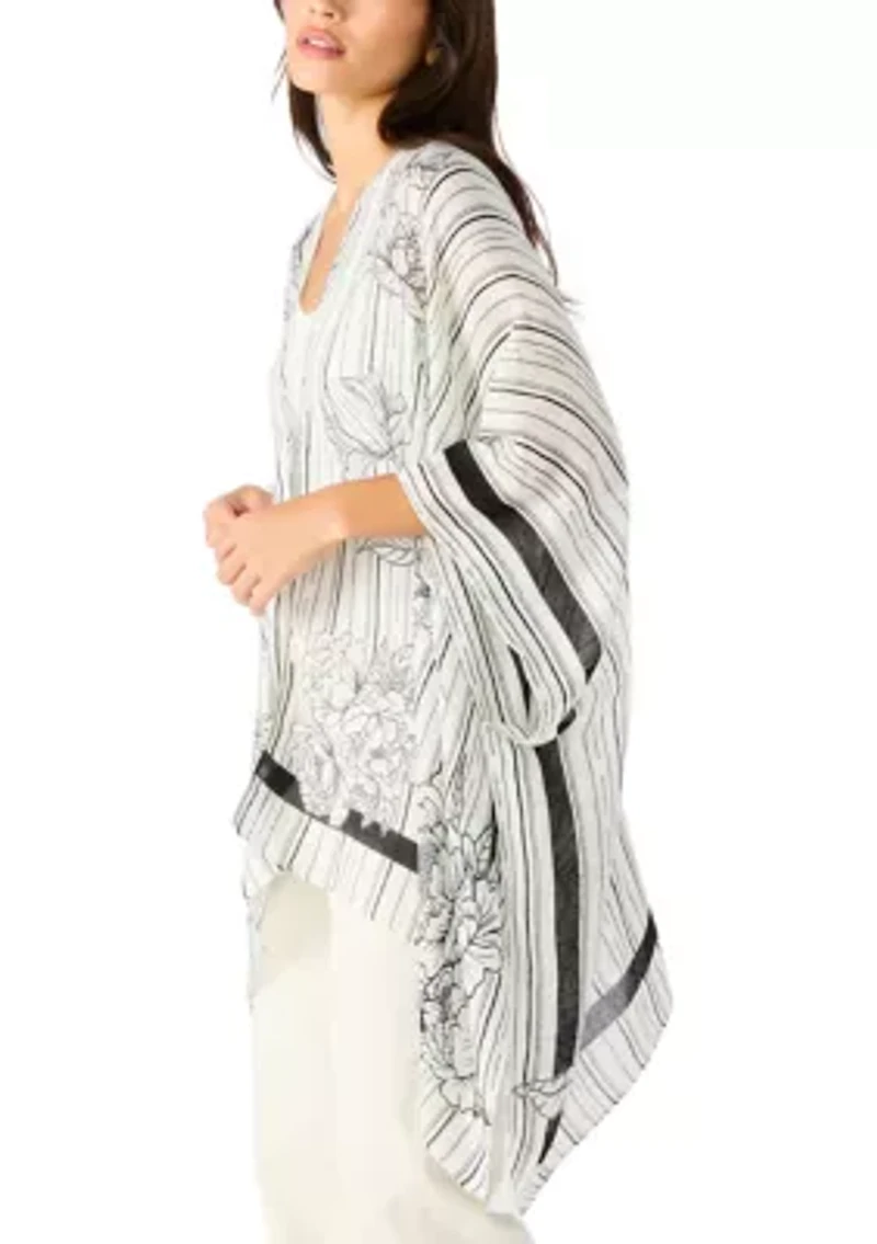 Pretty Pinstripe Ruana