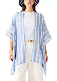 Striped Chambray Topper