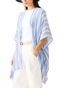 Striped Chambray Topper