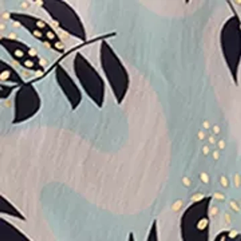 Women's Wavy Baby Metallic Ruana