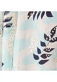 Women's Wavy Baby Metallic Ruana