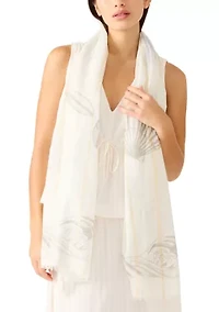 Sparkling Ocean Oversized Square Scarf