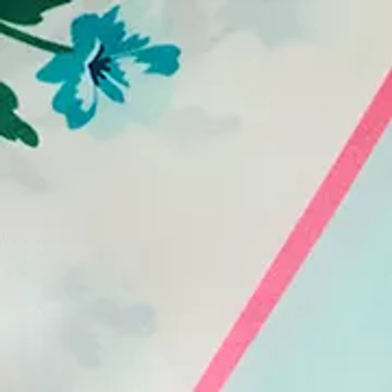 Butterfly Garden Square Scarf