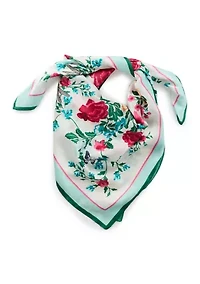 Butterfly Garden Square Scarf
