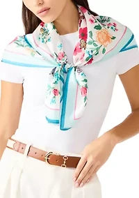 Butterfly Garden Square Scarf