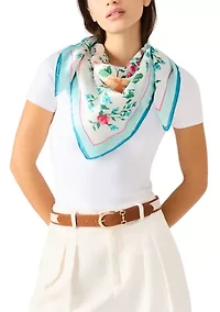 Butterfly Garden Square Scarf