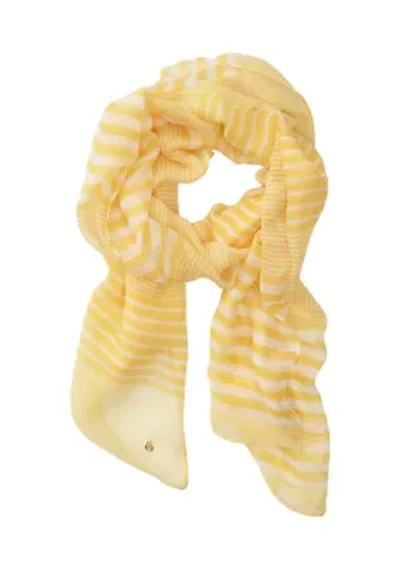 Washed Up Striped Oblong Scarf 