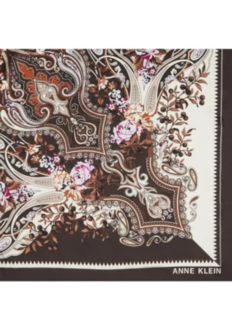 Mirror Paisley Square Scarf