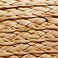 Slub Bow Straw Cloche Hat
