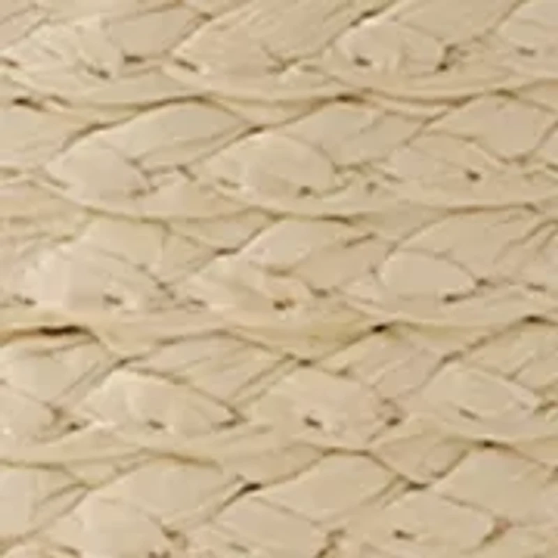 Slub Bow Straw Cloche Hat