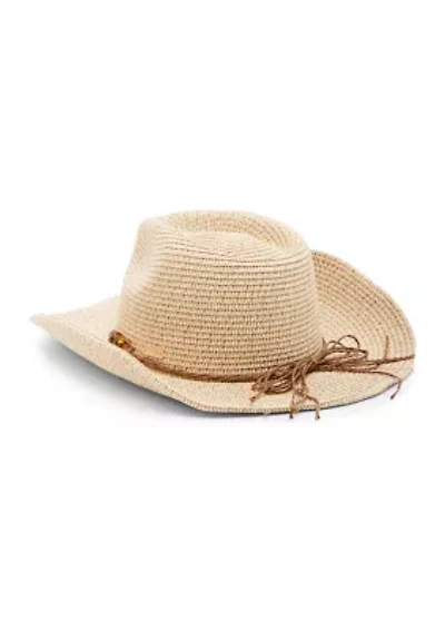 Tortoise Shell Western Hat