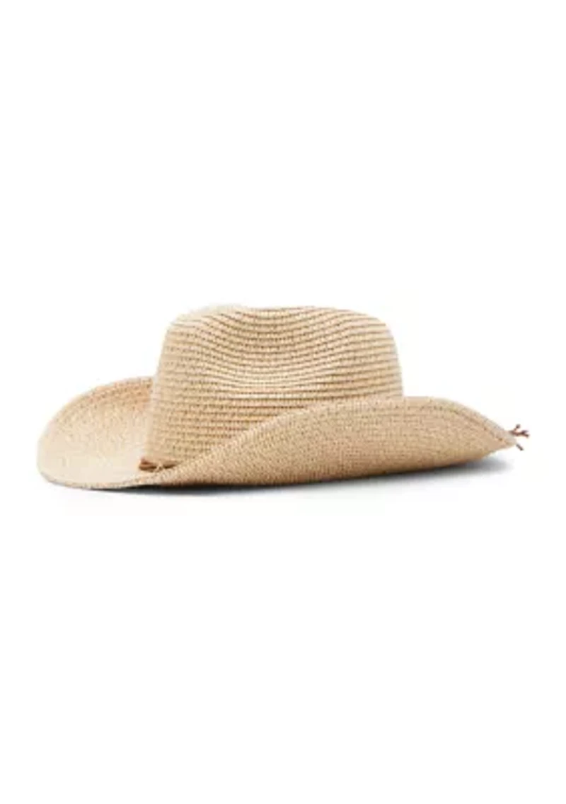 Tortoise Shell Western Hat