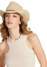 Tortoise Shell Western Hat