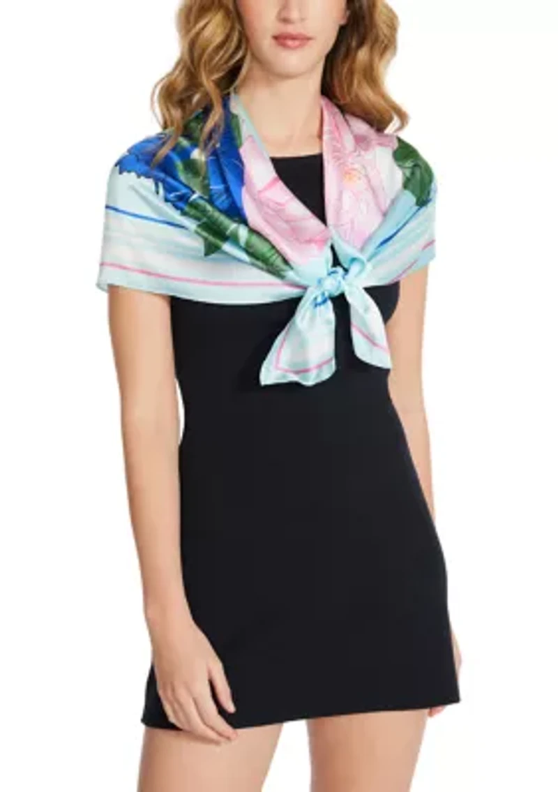 In Full Bloom Square Scarf