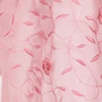 Trailing Floral Embroidery Ruana