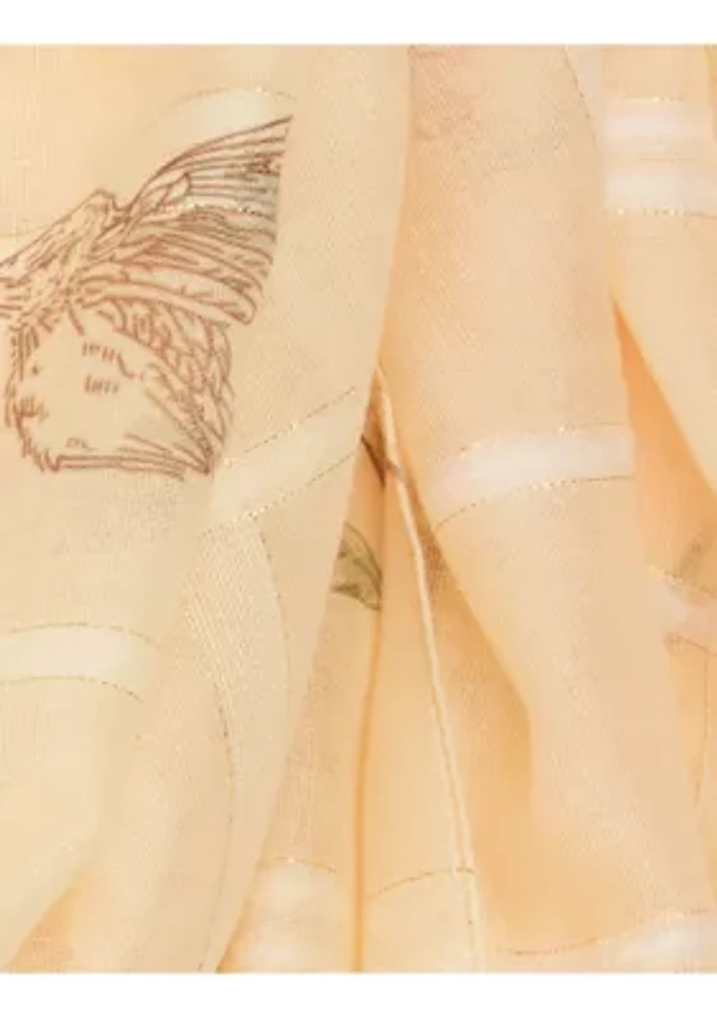 Hummingbird Bloom Oblong Scarf