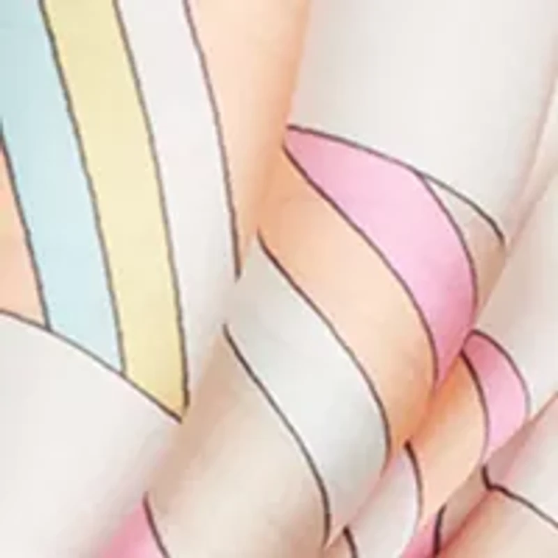 Crisscross Stripe Square Scarf