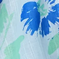 Women's Brushed Floral Ruana