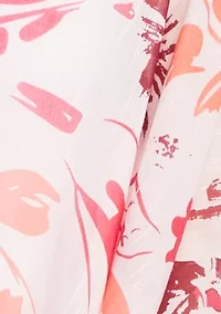 Women's Brushed Floral Ruana