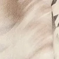 Blurred Floral Oblong Scarf