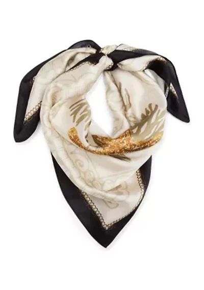 Mosaic Tile Starfish Square Scarf