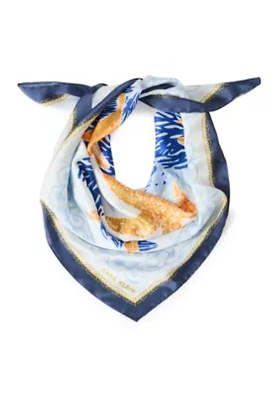 Mosaic Tile Starfish Square Scarf
