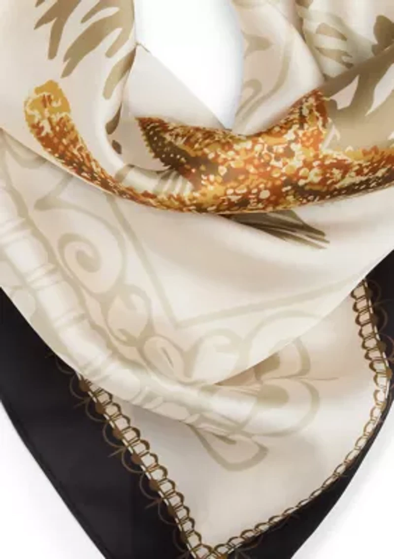 Mosaic Tile Starfish Square Scarf