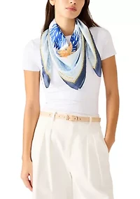 Mosaic Tile Starfish Square Scarf