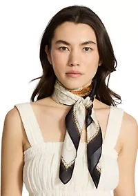 Mosaic Tile Starfish Square Scarf