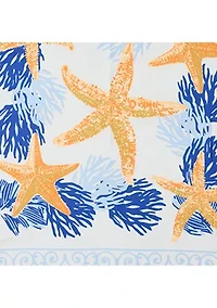 Mosaic Tile Starfish Square Scarf