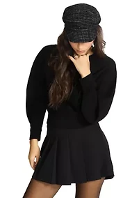 Posh Tweed Cabby Hat