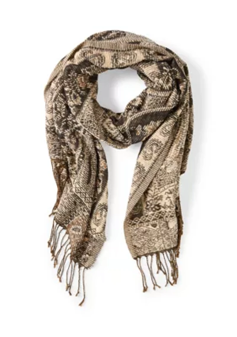 Paisley Woodland Scarf