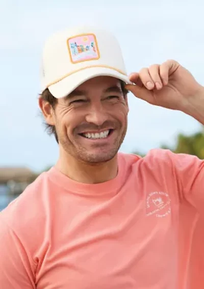 Sewing Down South x Crown & Ivy™ Rainbow Row Patch Trucker Hat