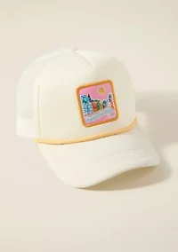 Sewing Down South x Crown & Ivy™ Rainbow Row Patch Trucker Hat
