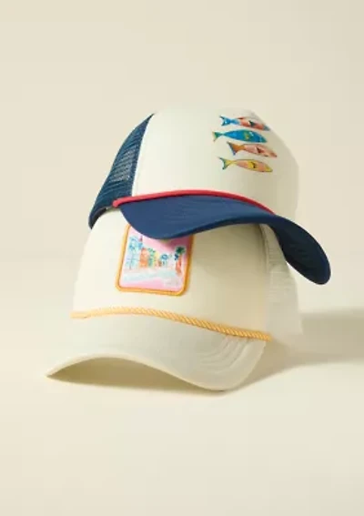 Sewing Down South x Crown & Ivy™ Watercolor Printed Trucker Hat