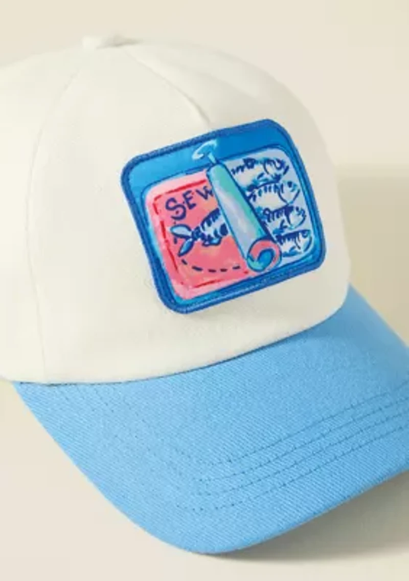 Sewing Down South x Crown & Ivy™ Sardine Patch Baseball Cap