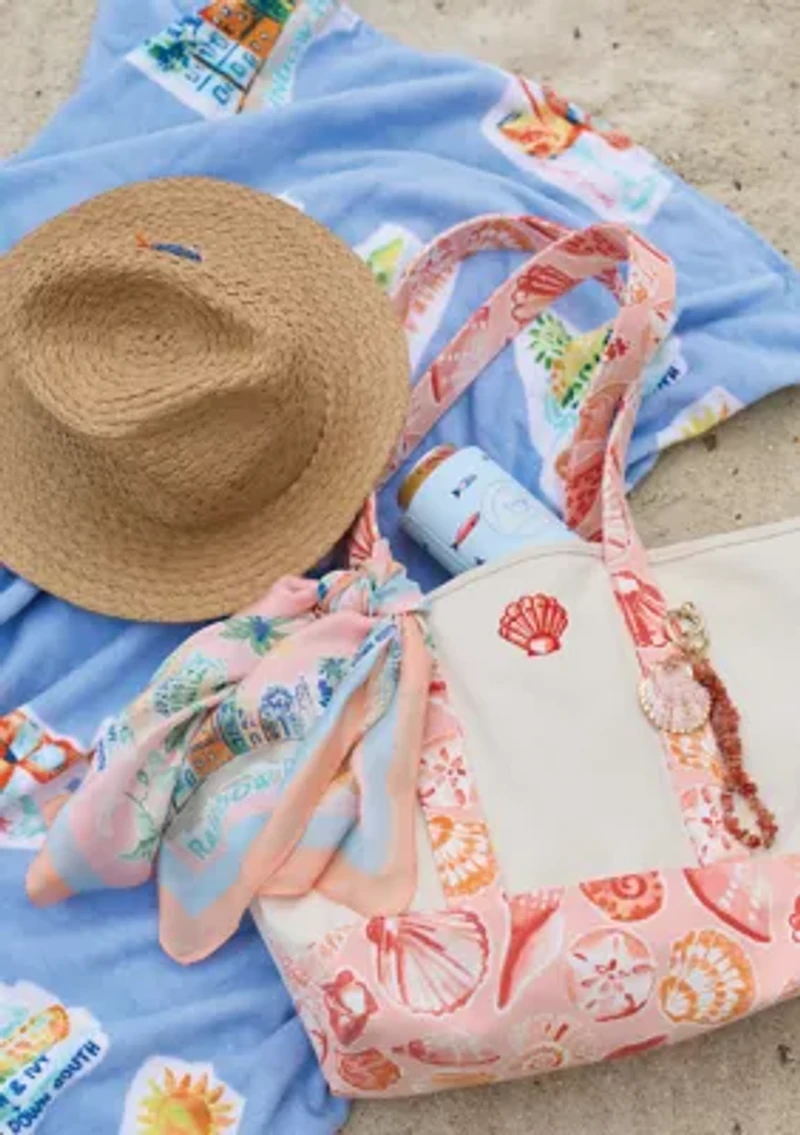 Sewing Down South x Crown & Ivy™ Beaded Fish Panama Hat