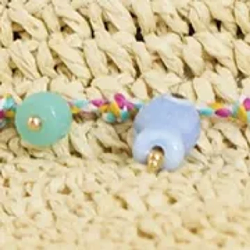 Sewing Down South x Crown & Ivy™ Straw Hat with Charms