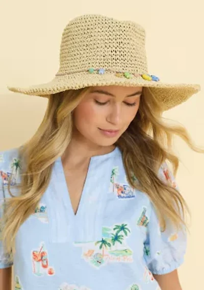 Sewing Down South x Crown & Ivy™ Straw Hat with Charms