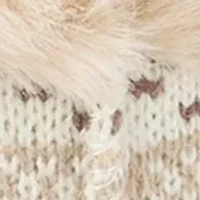 Fair Isle Knit Clog Slippers