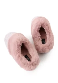 Chenille Texture Knit Clog Slippers