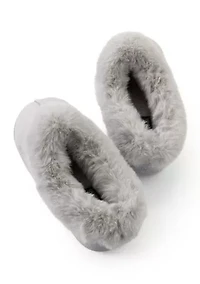 Microsuede Scuff Slippers