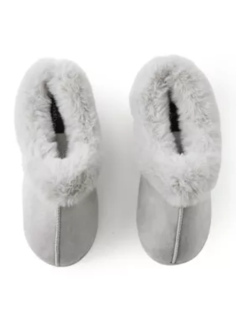 Microsuede Scuff Slippers