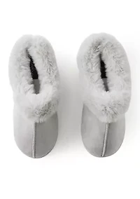 Microsuede Scuff Slippers